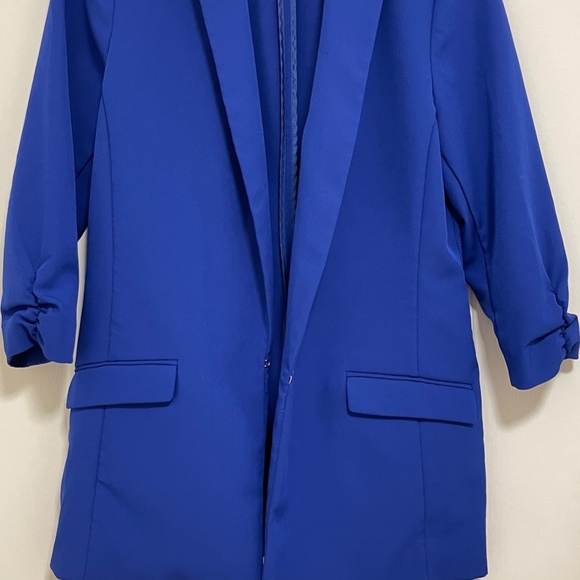 INC Oversized Blazer Cerulean Blue - SIZE Medium - Picture 3 of 9